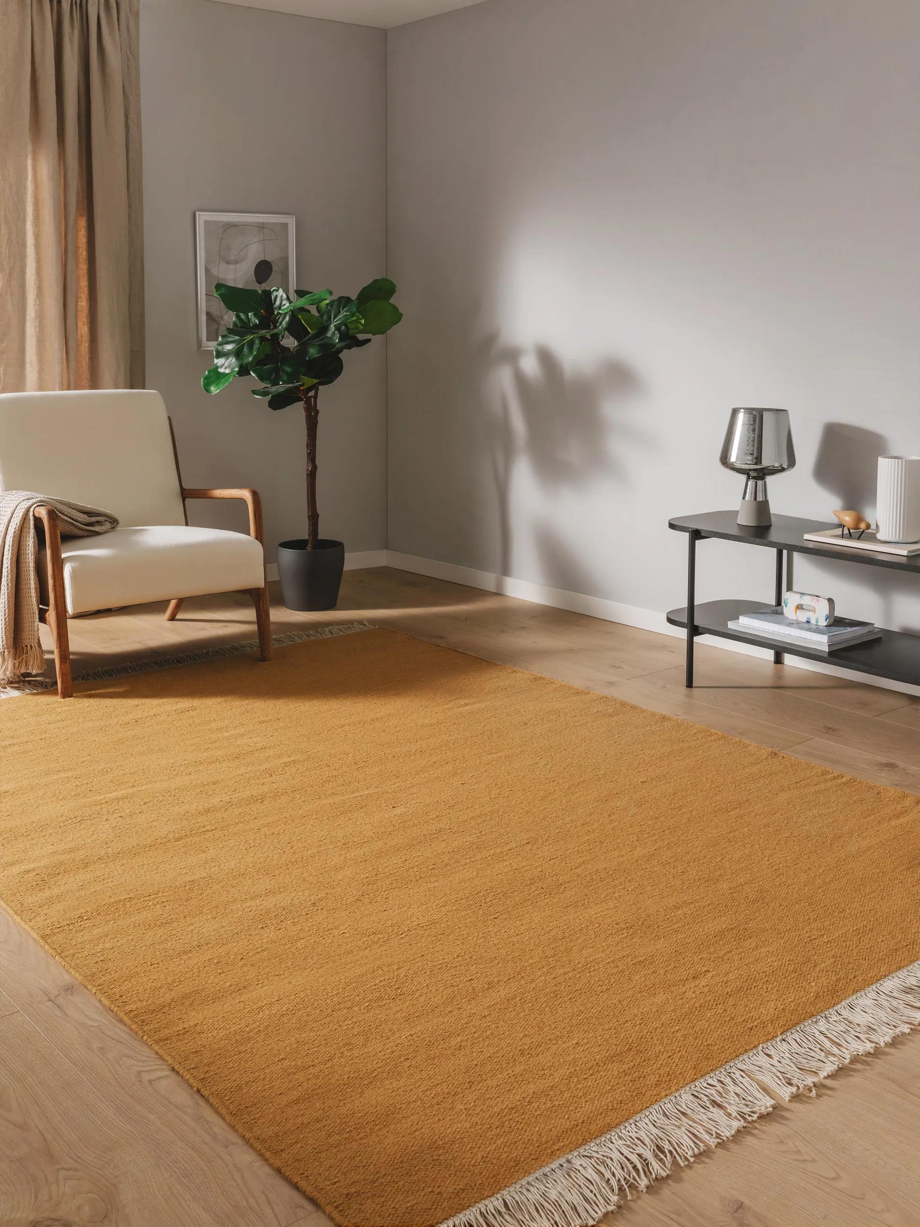 Wool Rug Liv Yellow