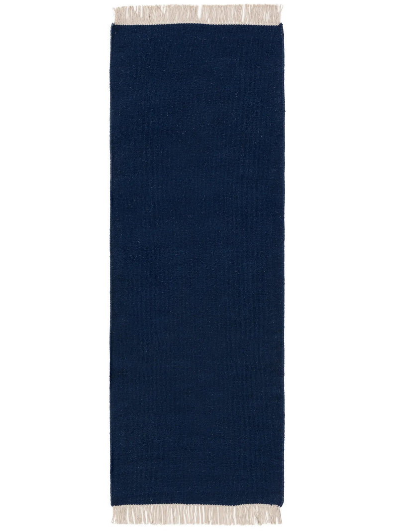 Wool Rug Liv Dark Blue