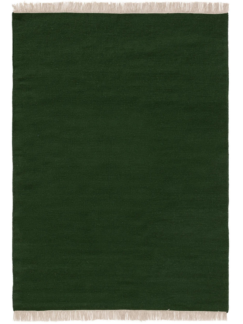 Wool Rug Liv Dark Green
