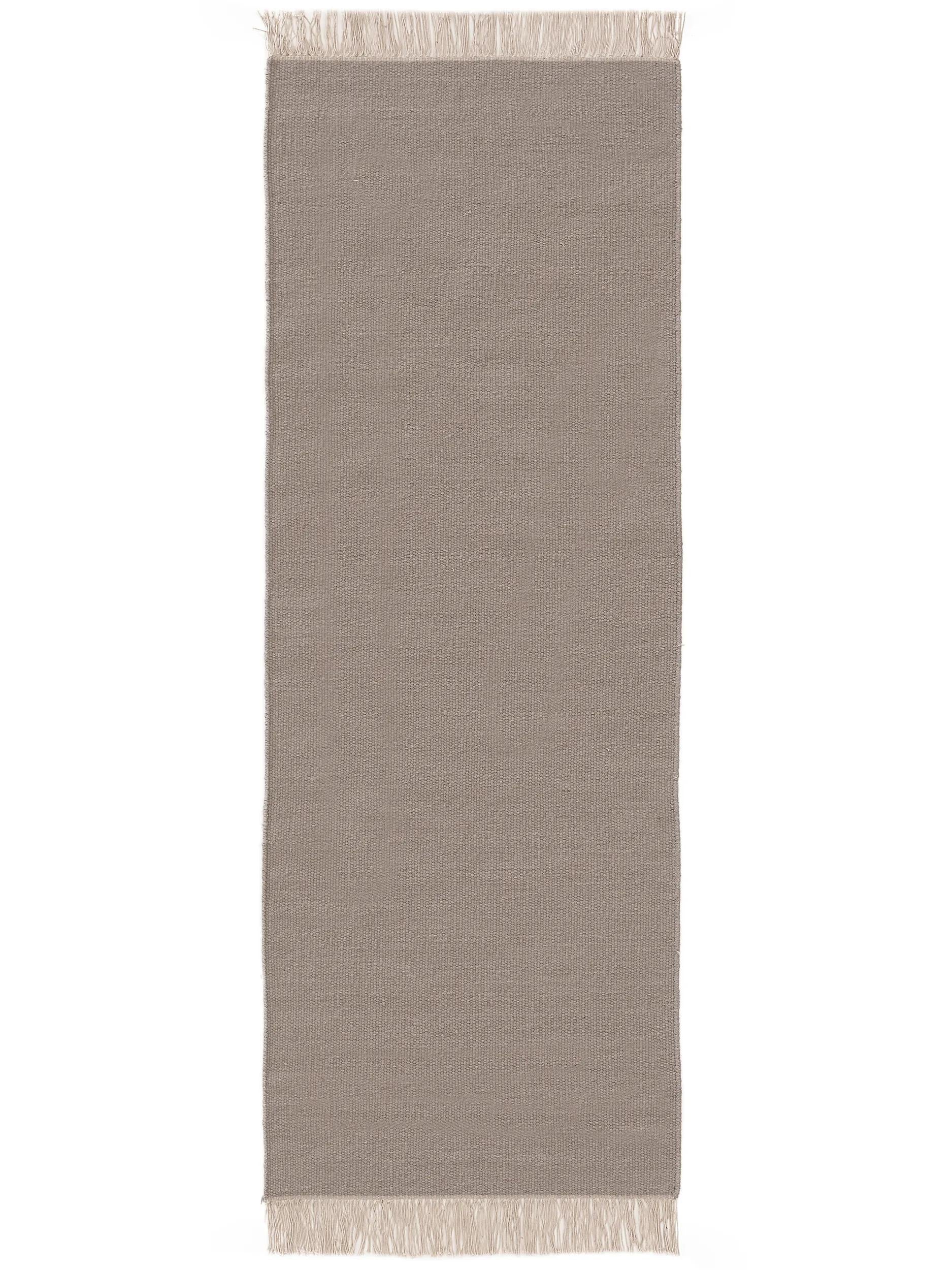 Wool Rug Liv Light Grey