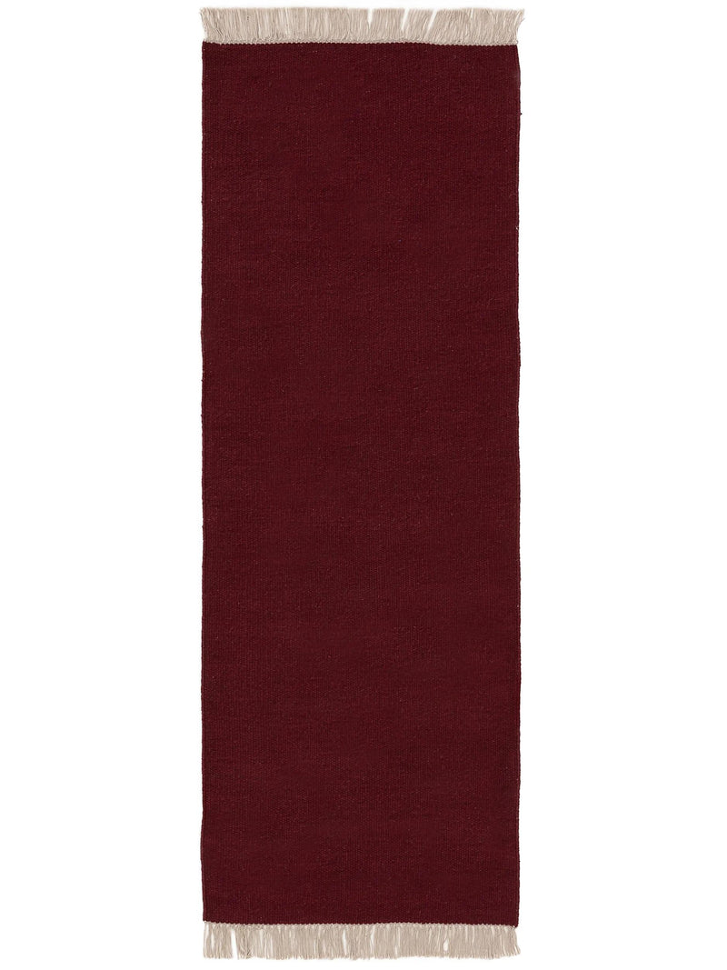 Wool Rug Liv Dark Red