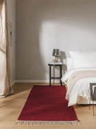 Wool Rug Liv Dark Red