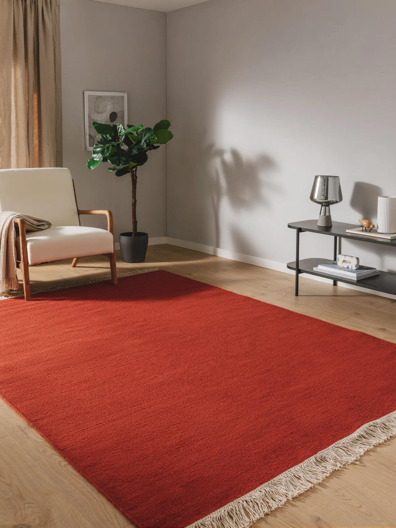Wollteppich Liv Orange