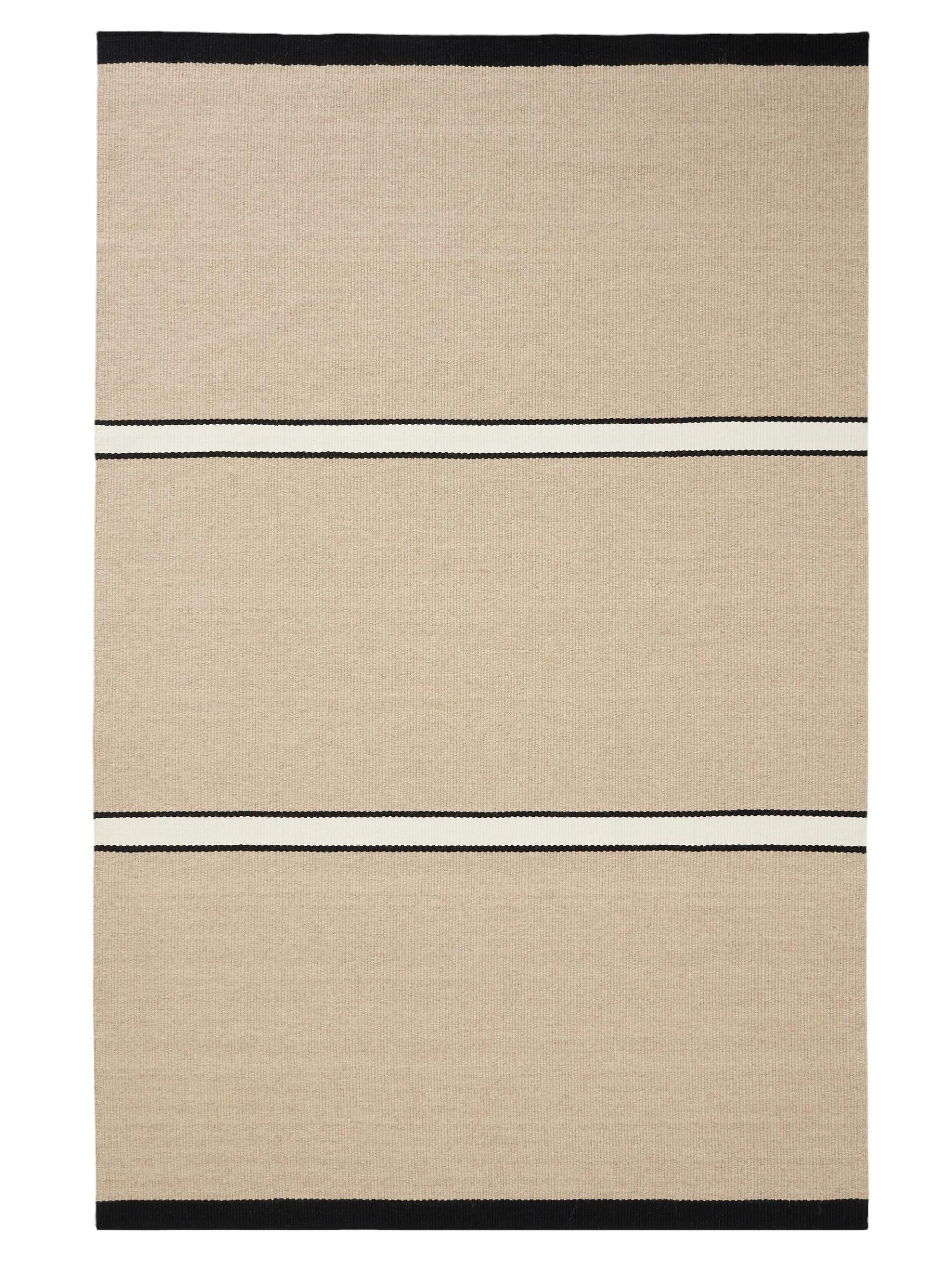 Wool Rug Livio Beige/Black