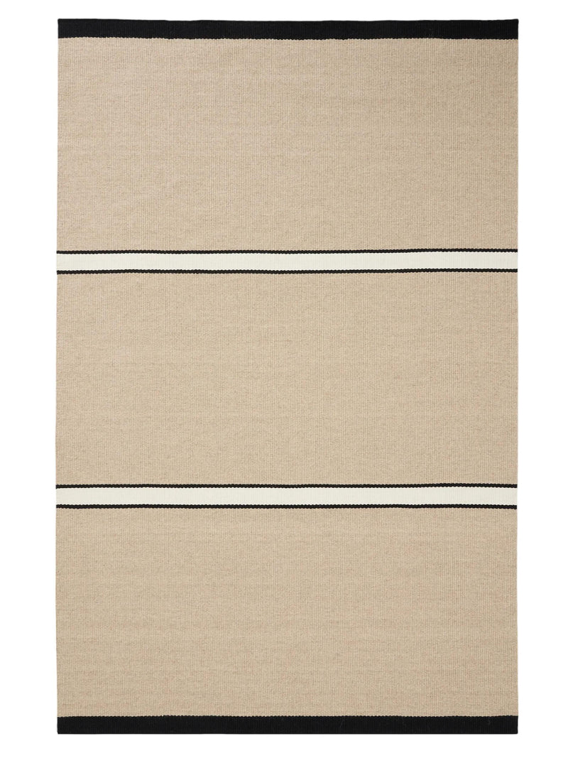Wool Rug Livio Beige/Black