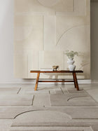 Wool Rug Logan Light Grey