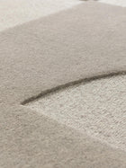 Wool Rug Logan Light Grey