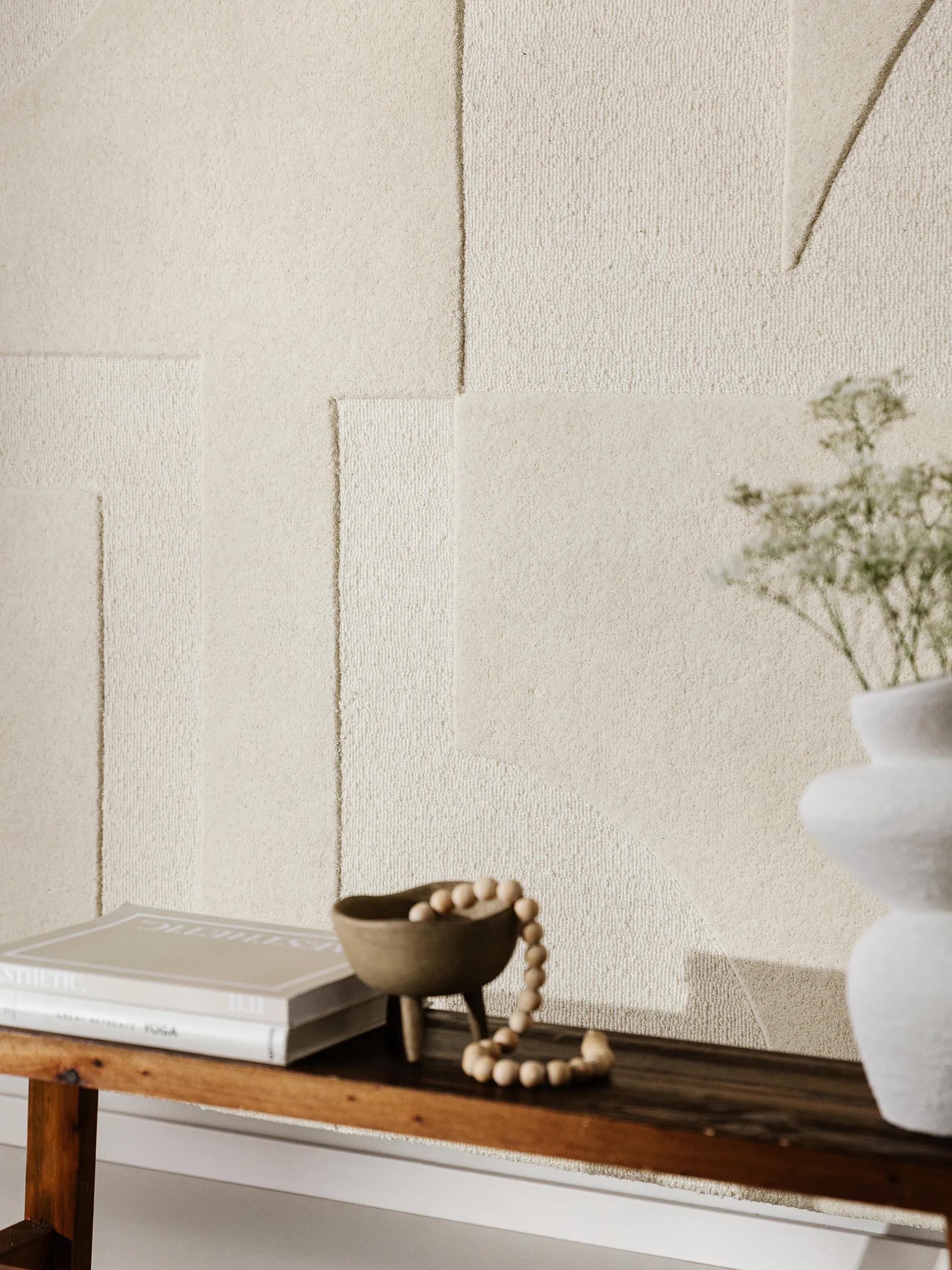 Wool Rug Logan Cream