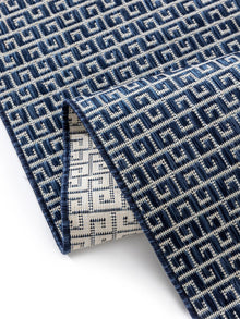 Alfombra para interior y exterior Lou azul