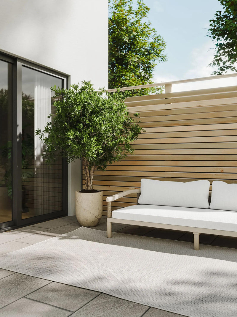 In- & Outdoor Rug Lou White