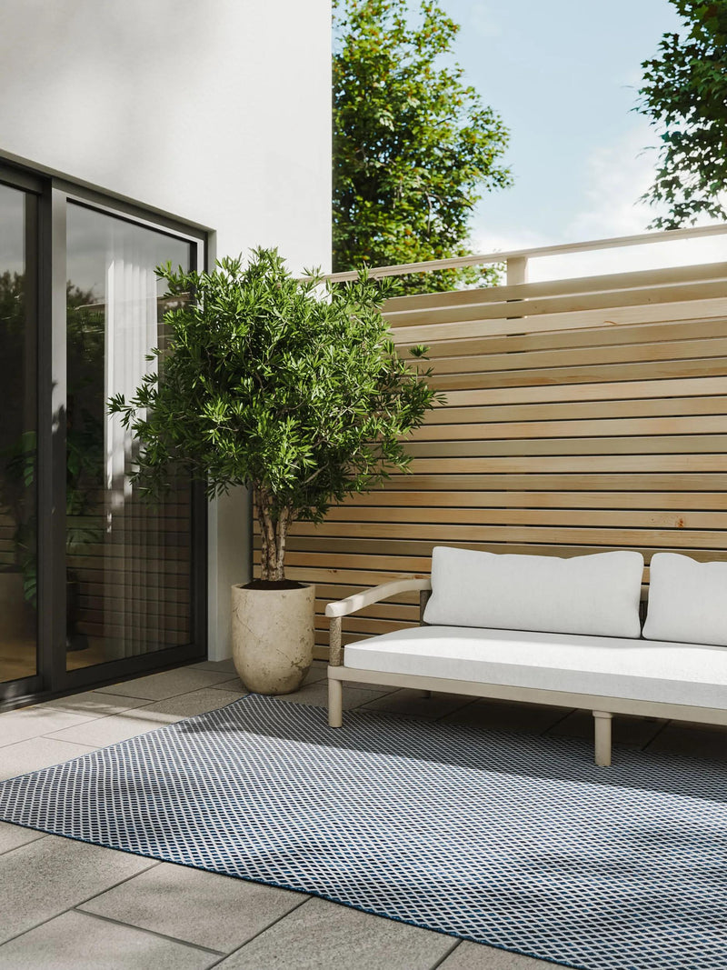 In- & Outdoor Rug Lou Blue