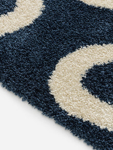 Shaggy rug Louise Blue