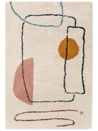 Shaggy rug Louise Multicolour
