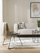 Shaggy Rug Louise Black/White