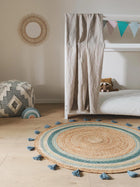 Kids rug Lovis Turquoise