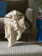 Cotton blanket Luan Cream/Beige