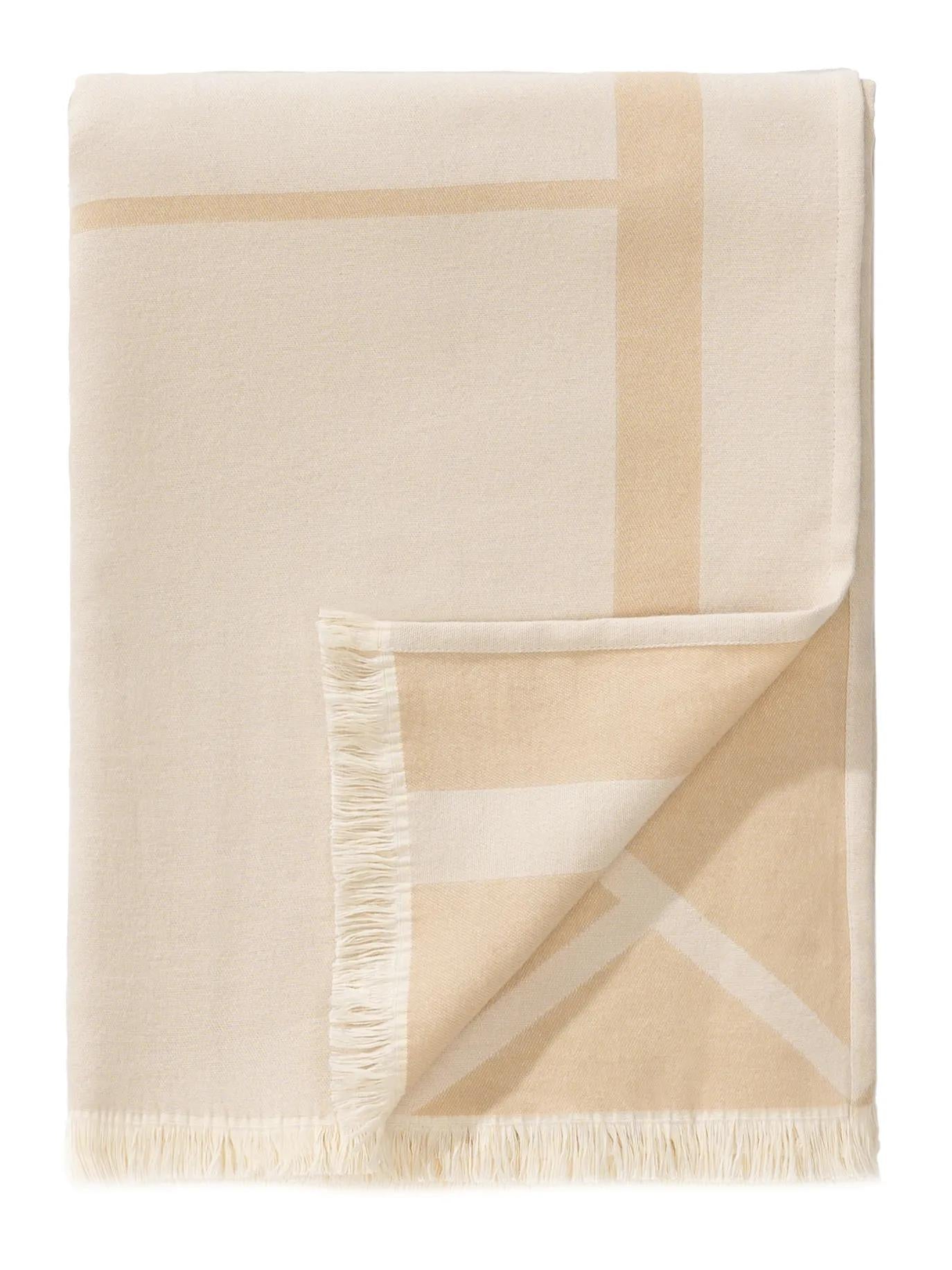 Cotton blanket Luan Cream/Beige