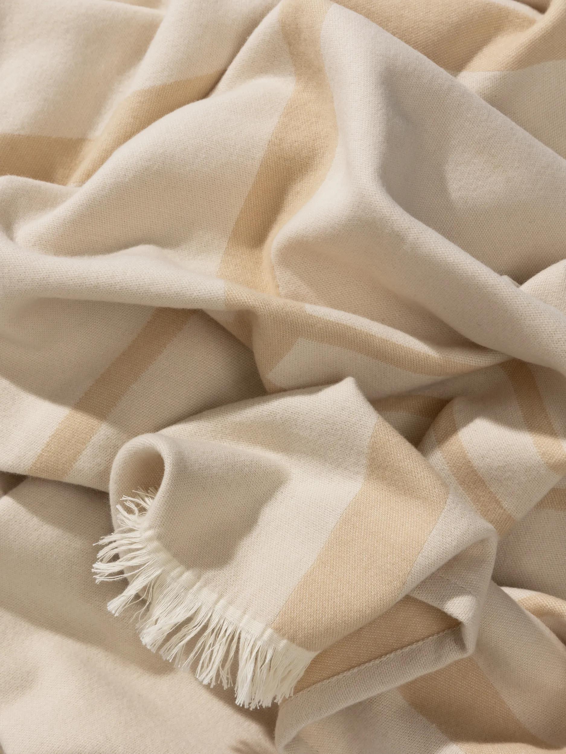 Cotton blanket Luan Cream/Beige