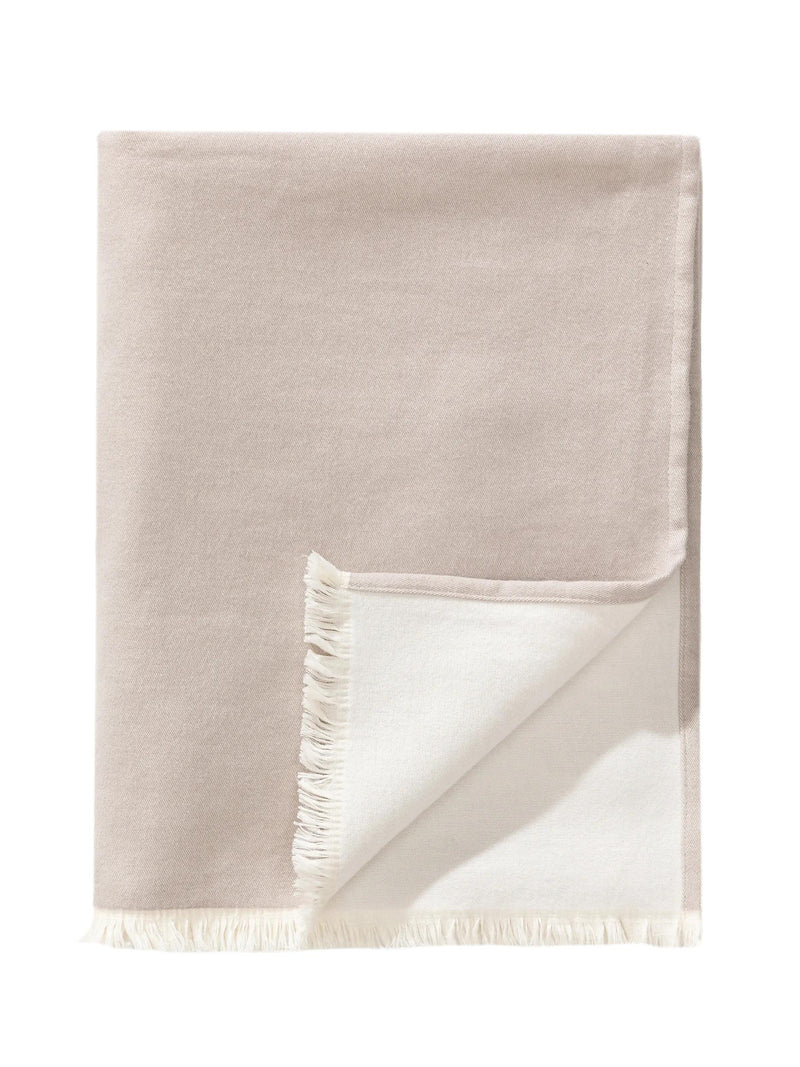 Cotton blanket Luca Taupe