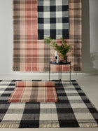 Cotton Rug Lucy Black/White