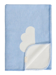 Cotton blanket Lumi Light Blue