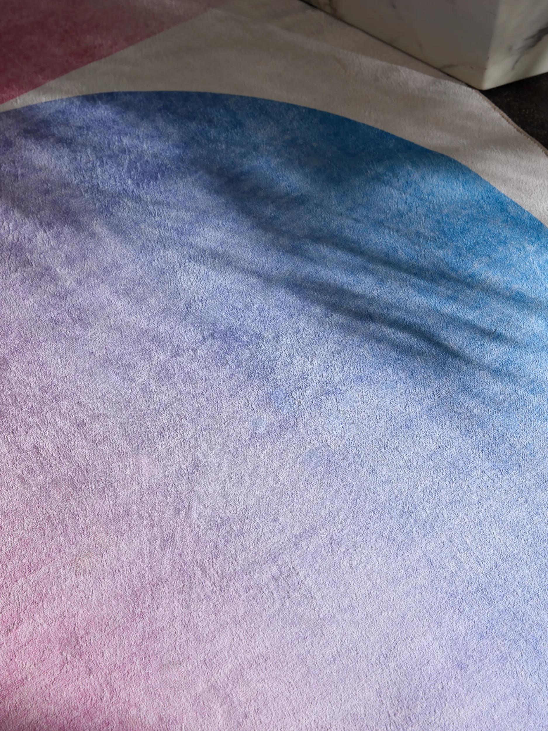 Alfombra Lavable Luna Multicolor/Rosa