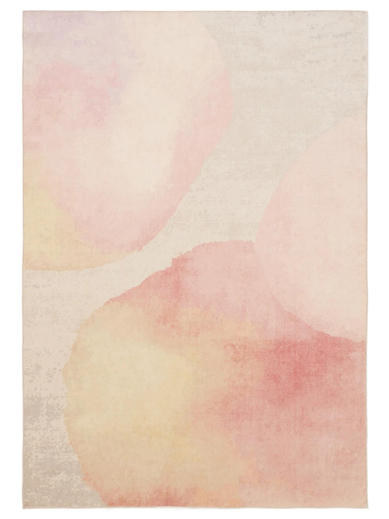 Washable Rug Luna Beige/Pink