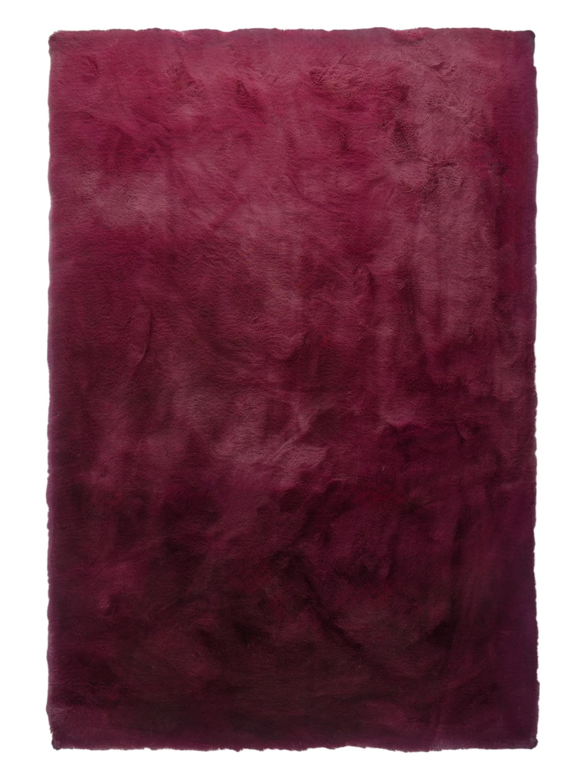 Shaggy rug Lux Bordeaux