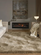 Shaggy rug Lux Taupe