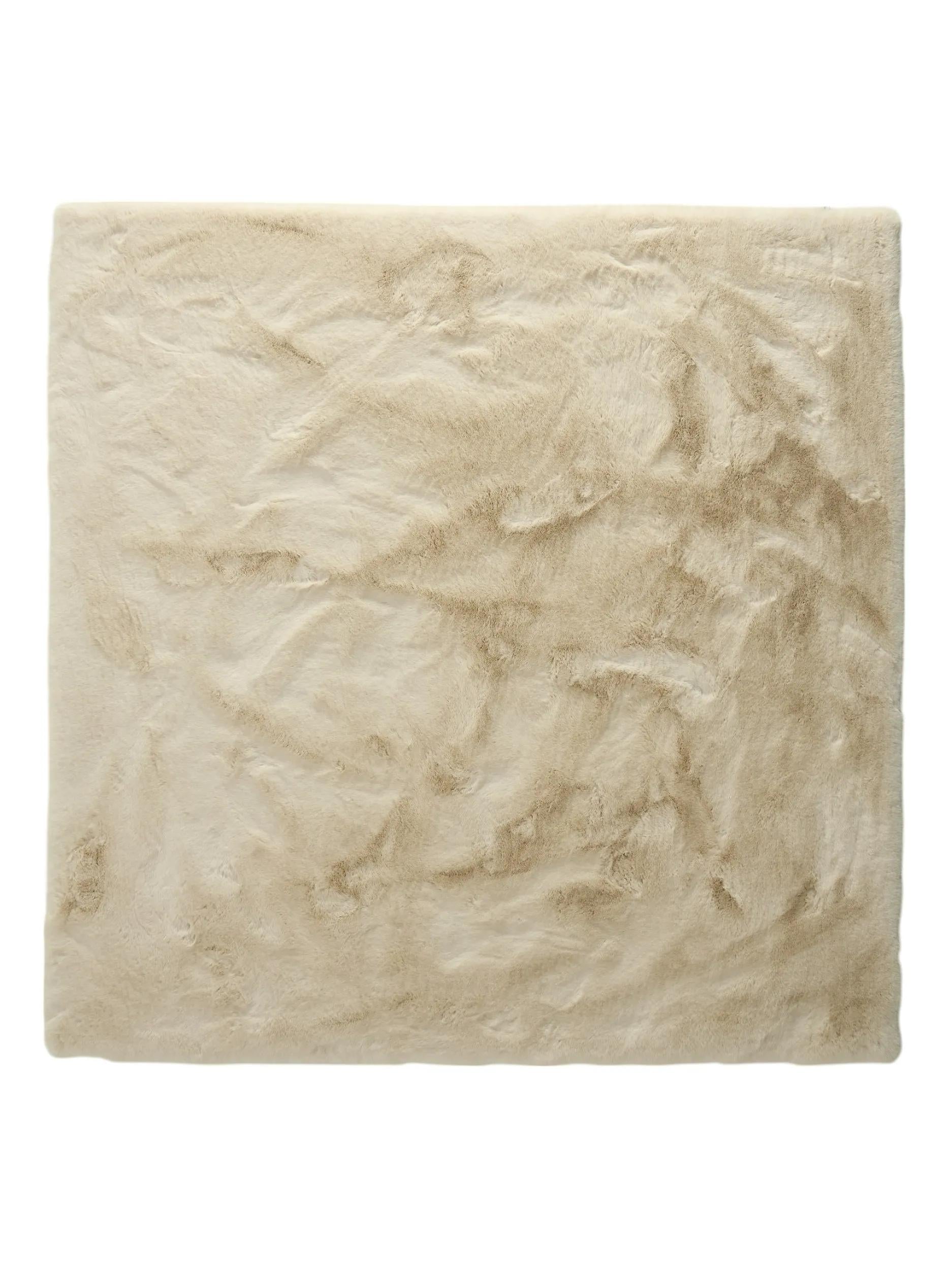 Shaggy rug Lux Cream