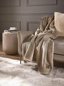 Couverture Lux Taupe