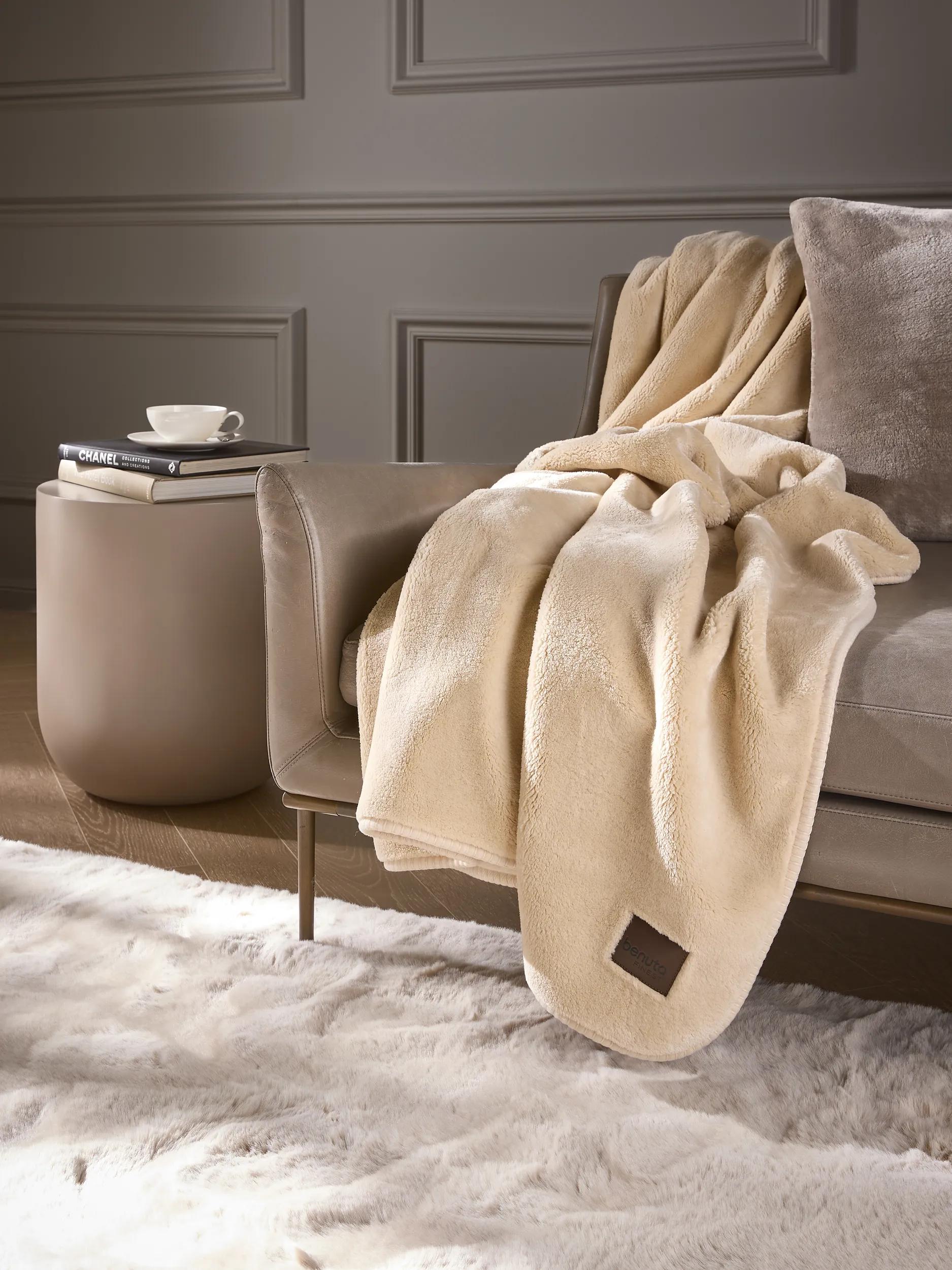 Couverture Lux Crème