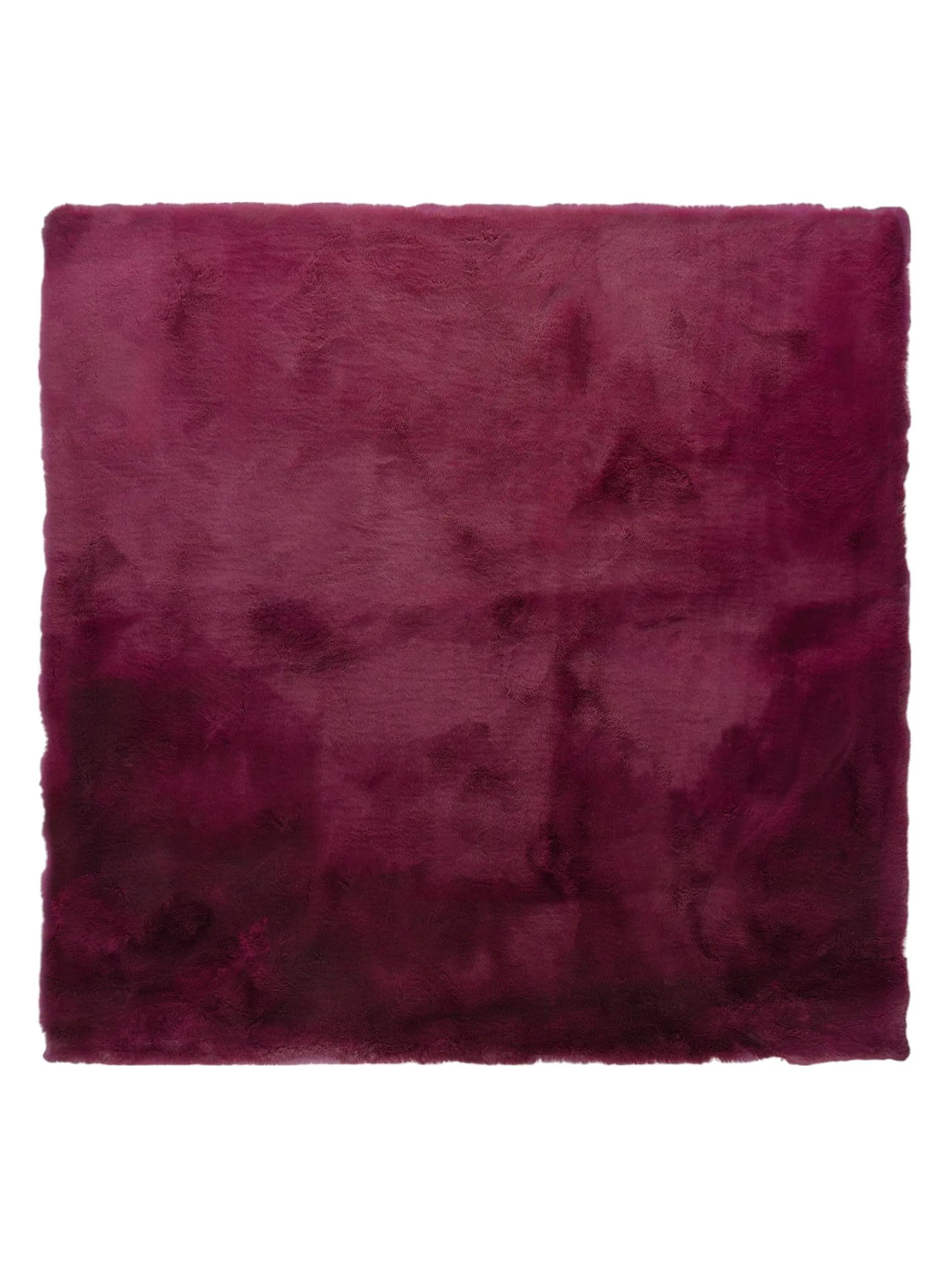 Shaggy rug Lux Bordeaux