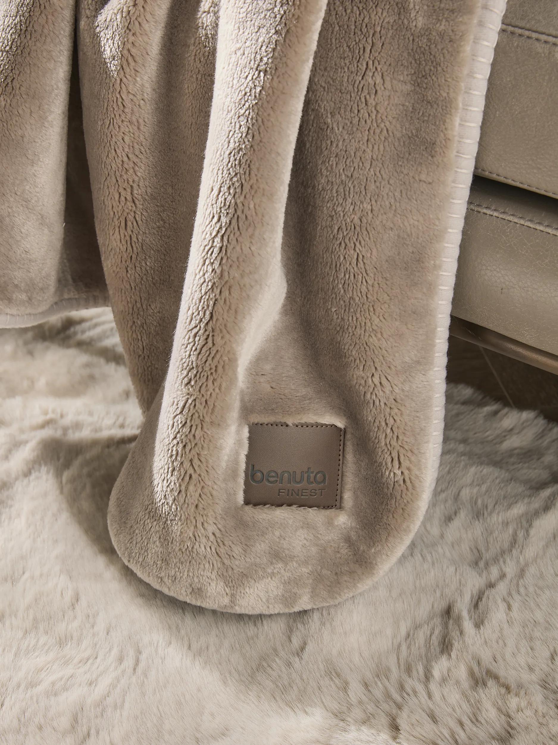 Couverture Lux Taupe