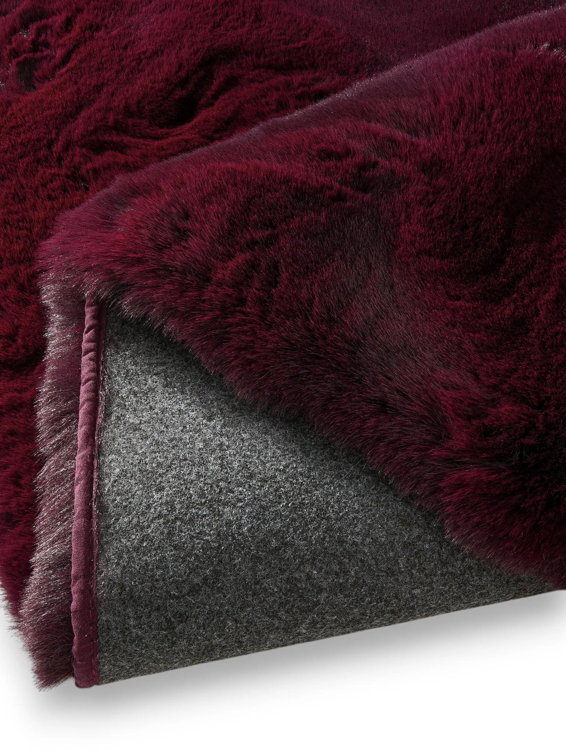 Shaggy rug Lux Bordeaux