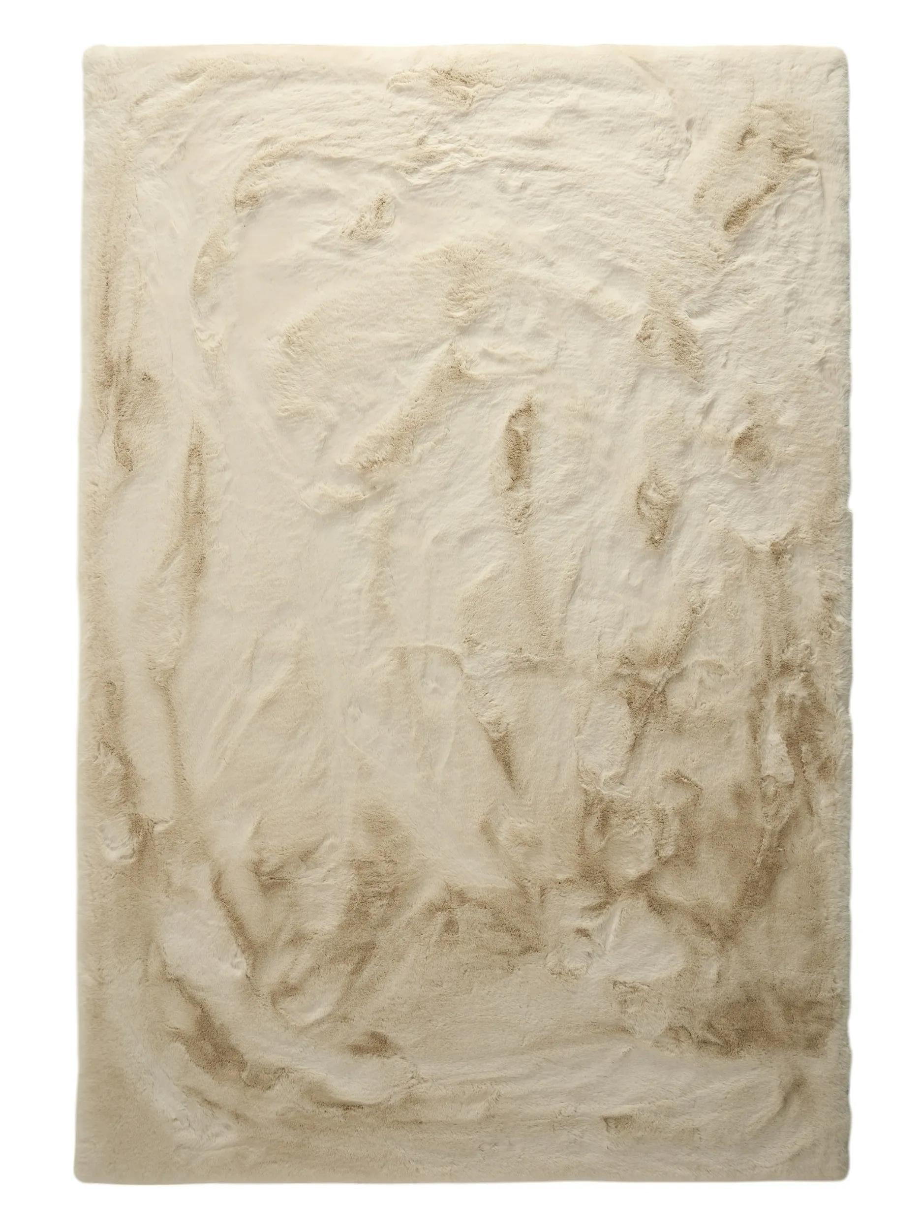 Shaggy rug Lux Cream