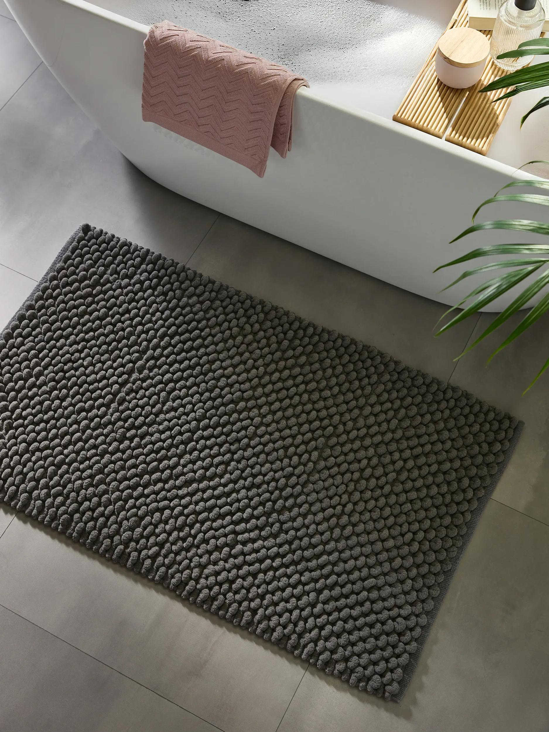 Badteppich Lynn Grau