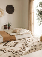 Hand Woven Kilim Mahila Taupe