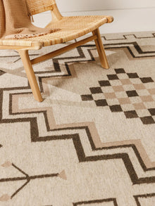 Hand Woven Kilim Mahila Taupe