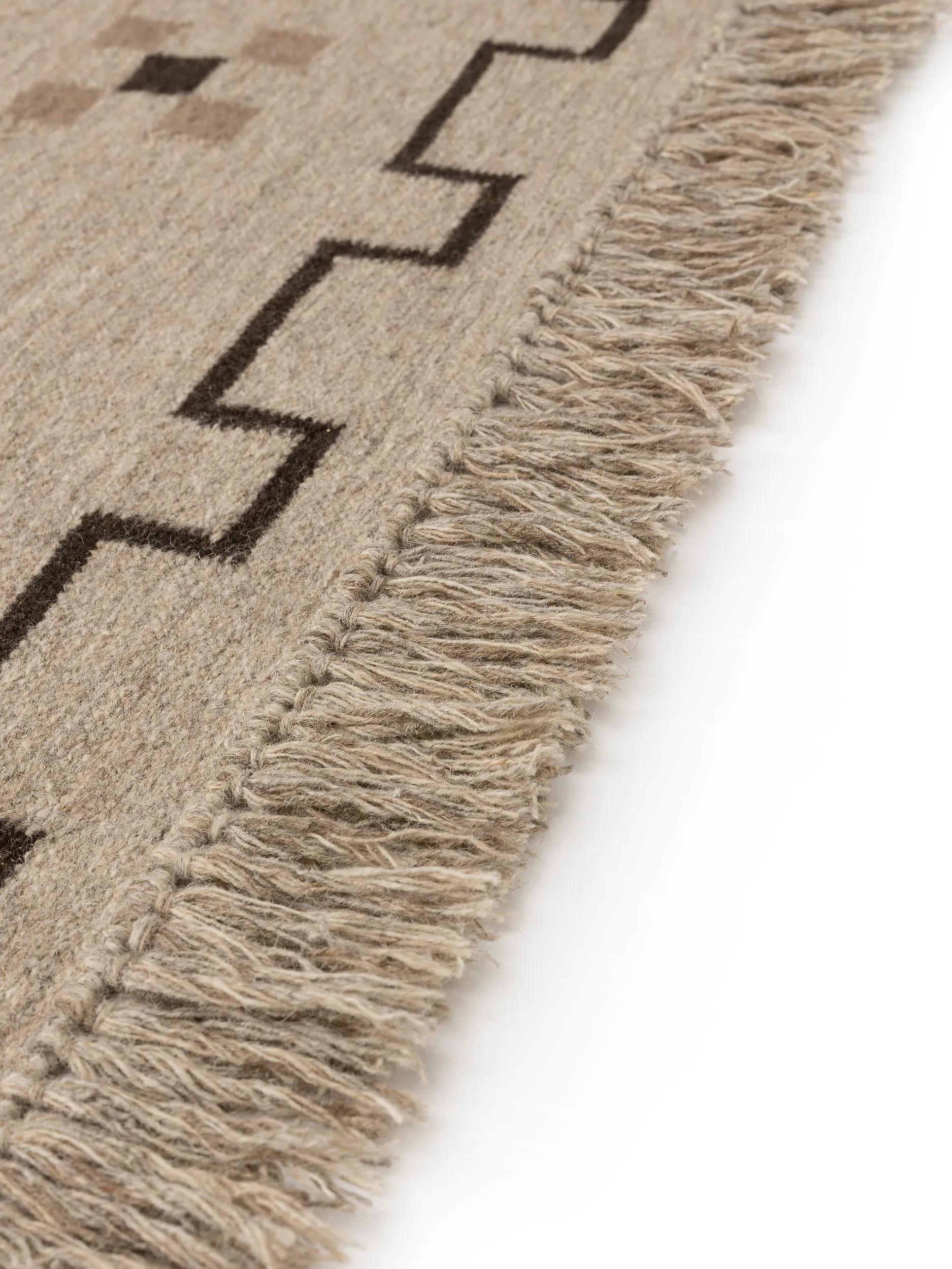 Hand Woven Kilim Mahila Taupe