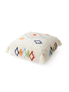 Handmade Wool Pouf Malika Multicolour