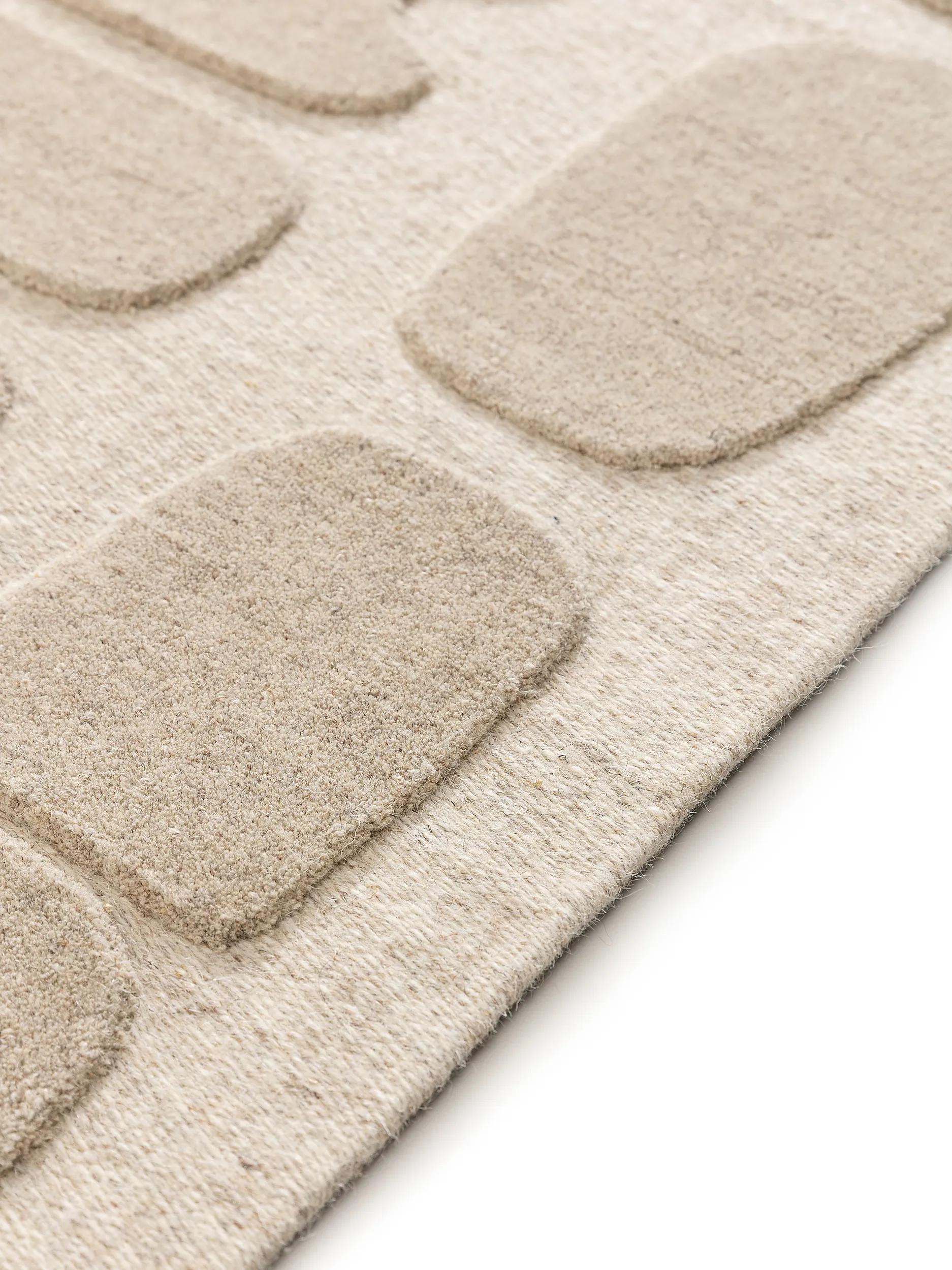 Tapis en laine Malin beige