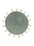 Waschbarer Kinderteppich Malu Grün