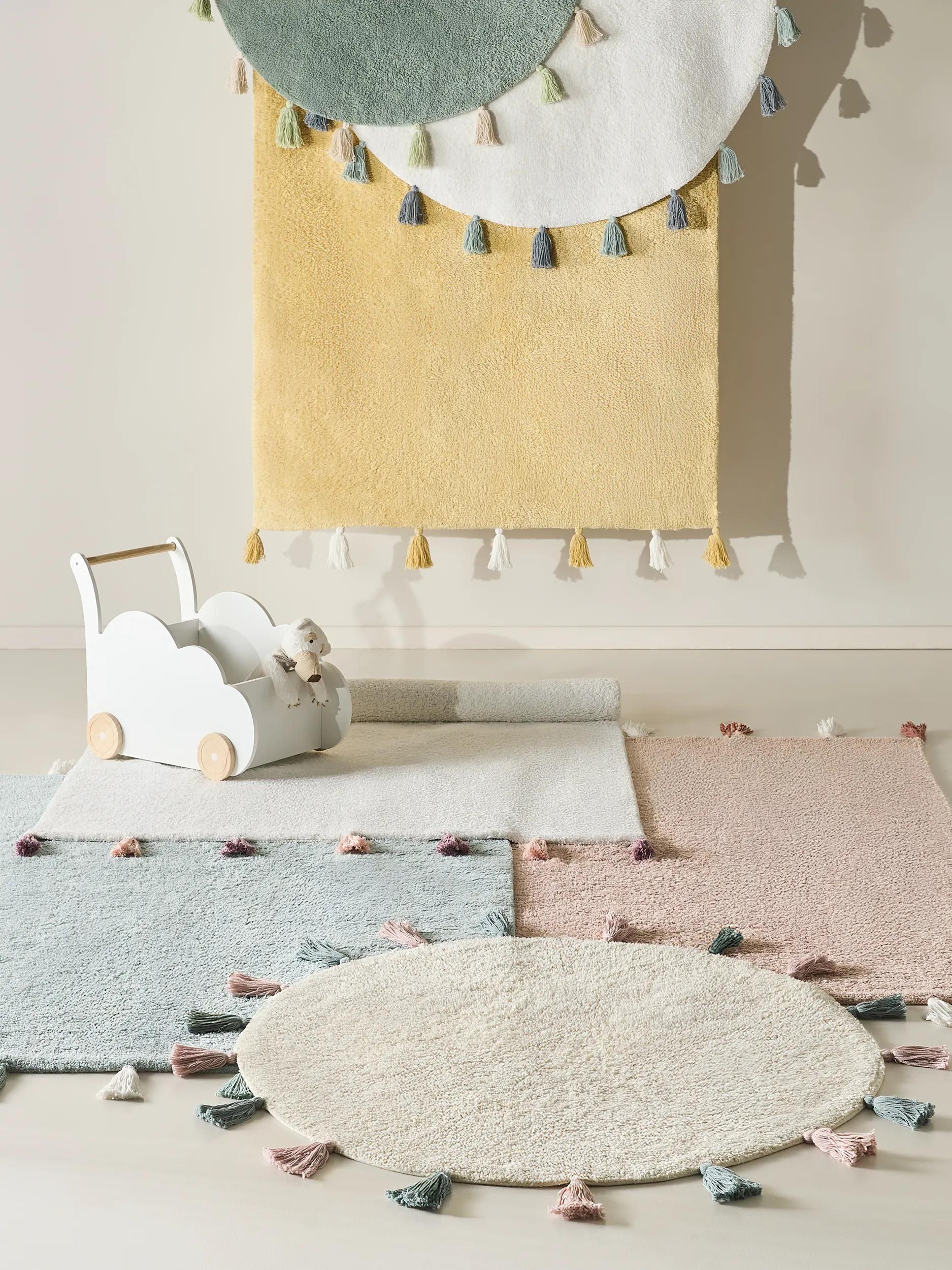 Washable Kid´s Rug Malu Cream