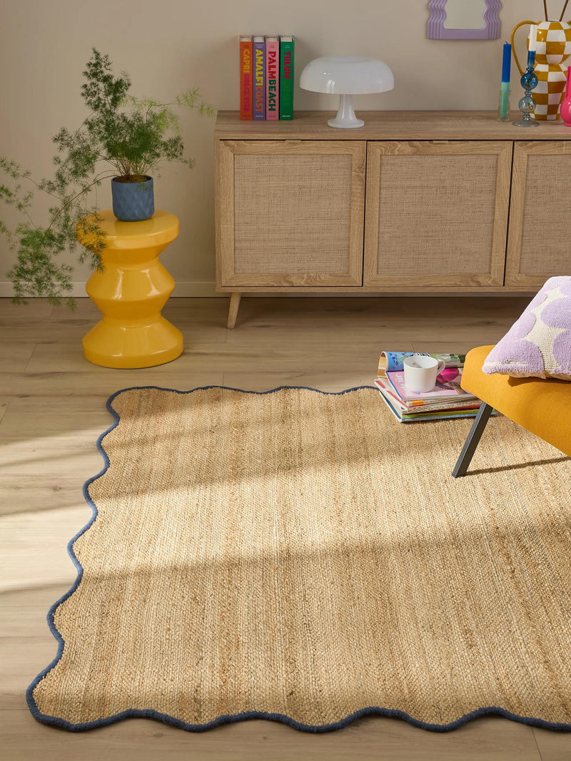 Jute Rug Mambo Blue