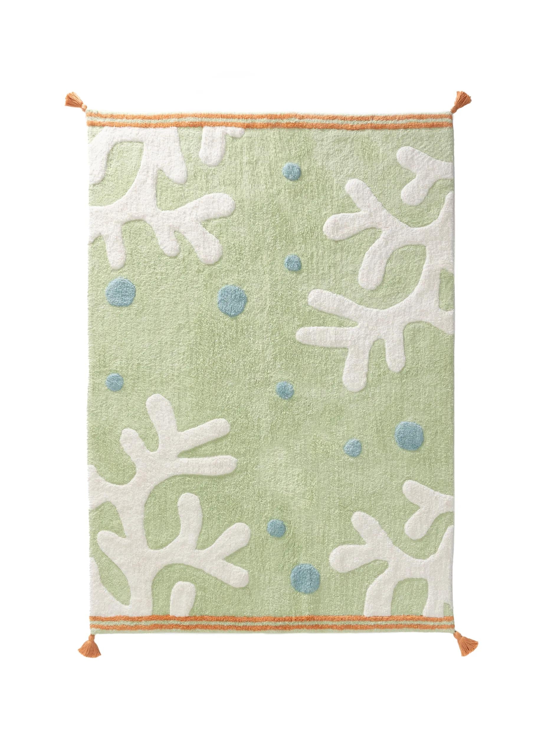 Washable Kid´s Rug Marine Multicolour/Green
