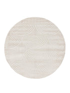 In- & Outdoor Round Rug Mars Cream