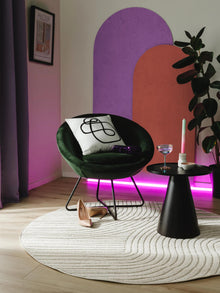 In- & Outdoor Round Rug Mars Cream