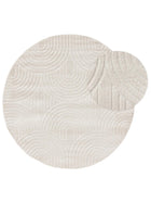 In- & Outdoor Round Rug Mars Cream