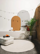 In- & Outdoor Round Rug Mars Cream